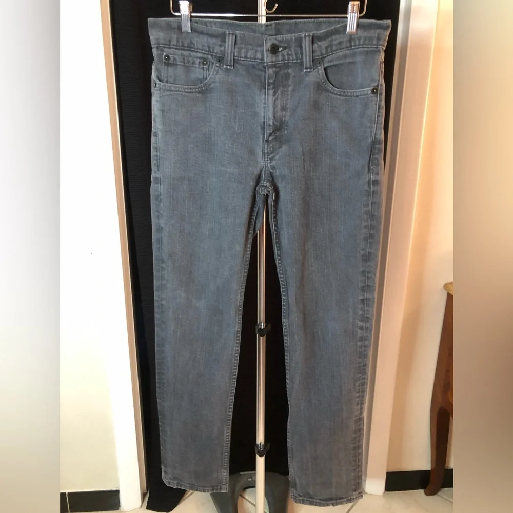 LEVI’S 511 GRAY SKINNY JEANS • 34 x 32